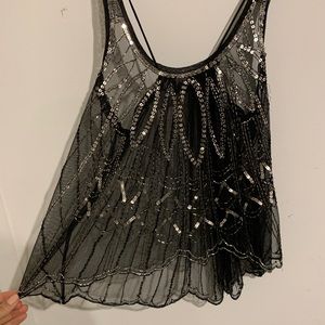 Urban Outfitters Beaded Tank Top